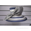 Multi Color Satin Ribbon Women's Formal Church Hats